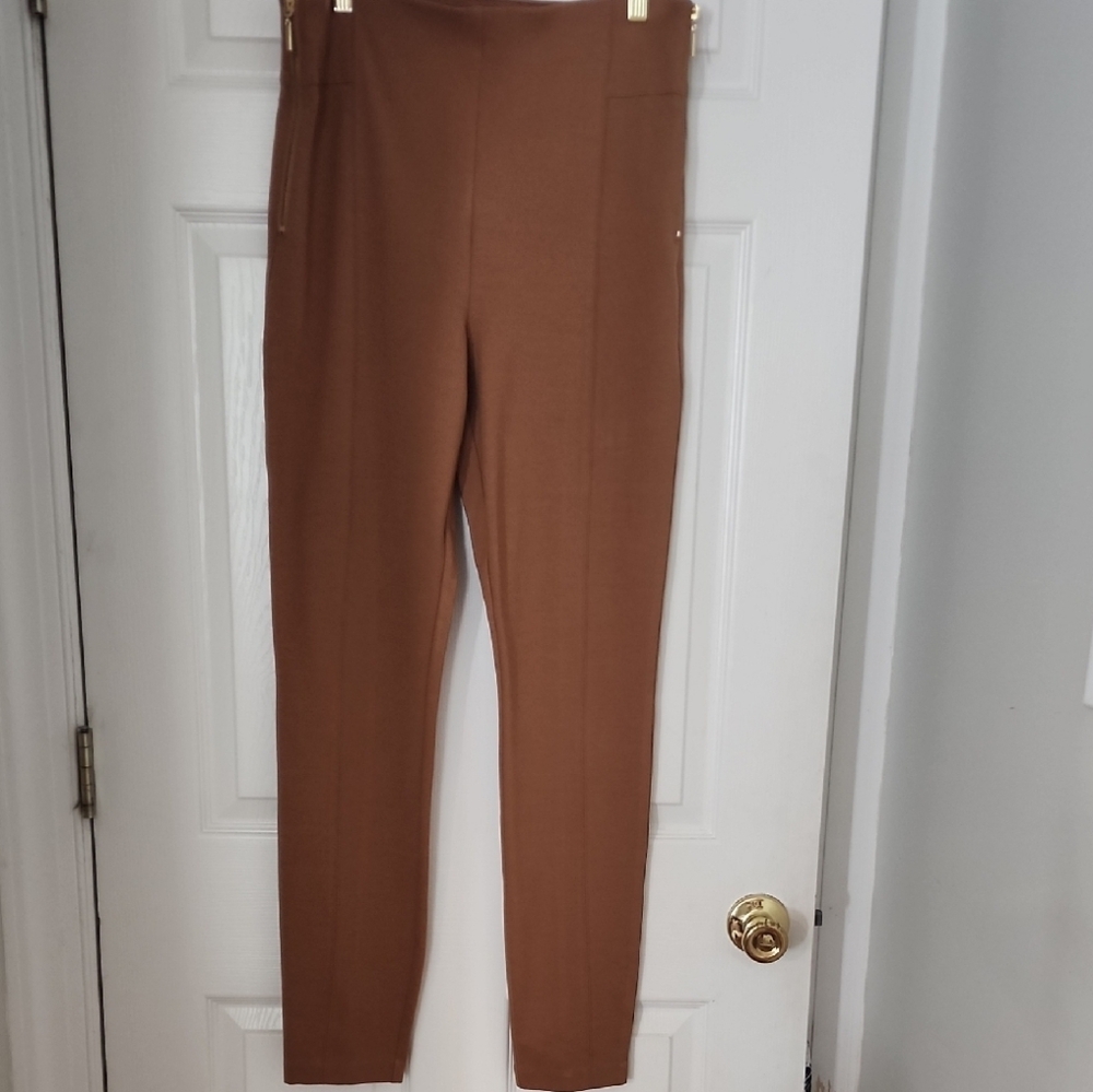 INC International Concepts Brown Skinny Pants High-Rise